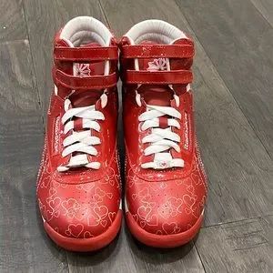 Reebok Shoes Reebok Freestyle Hi High Valentines Day Shoes